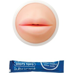 Masturbador MASCULINO Formato Boca com efeito de calor