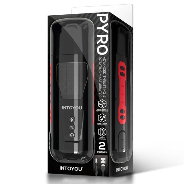 MASTURBADOR Masculino INTOYOU PYRO - Rotação e Gemidos - Image 2