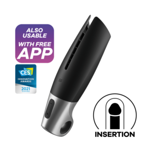 MASTURBADOR SATISFYER POWER - Black & Silver