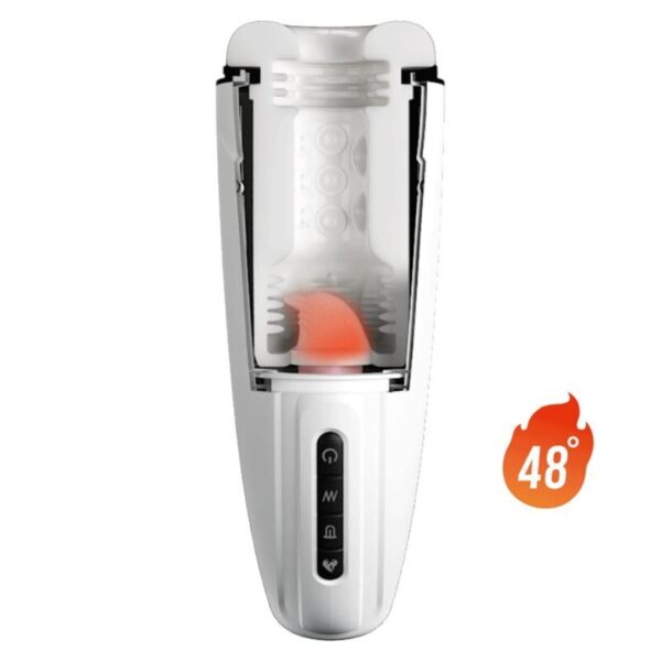 Masturbador Masculino com VIBRAÇÃO, CALOR, VOZ E SUCÇÃO