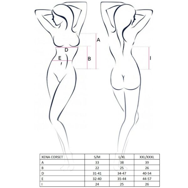 PASSION WOMAN XENA CORSET TAMANHO S/M - Image 2
