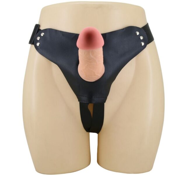 Strapon MAVIS HARNESS UNIVERSAL CUECAS COM DILDO 19 CM NATURAL - Image 3