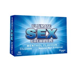 Ultimate Sex Chewable Afrodisíaco e Potenciador - 10 CAPS
