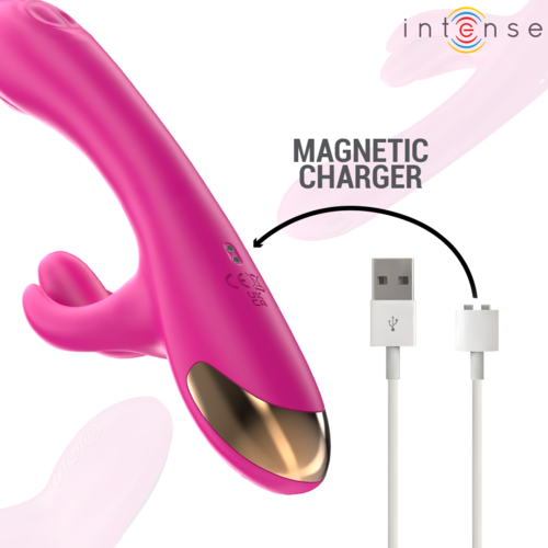 VIBRADOR COELHO MULTIFUNCIONAL BRITNEY 23 CM ROSA - Image 4