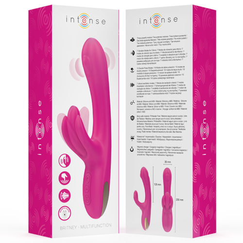 VIBRADOR COELHO MULTIFUNCIONAL BRITNEY 23 CM ROSA - Image 8