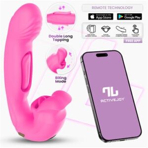 Vibrador Bimby com língua que mordisca