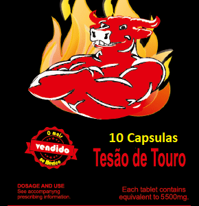 TESAO TOURO 10 CAPSULAS