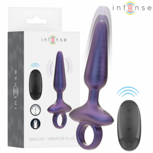 NTENSE - MARLON PLUG VIBRADOR ANAL MODELO 4 COM CONTROLE REMOTO
