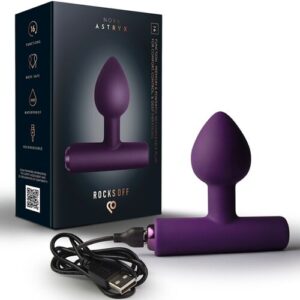 NOVA ASTRYX PLUG ANAL RECARREGÁVEL PREMIUM COM 16 FUNÇÕES - VIOLETA
