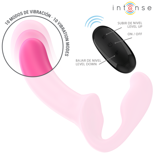 AMY VIBRADOR DUPLO 20 CM ROSA COM CONTROLE REMOTO - Image 5