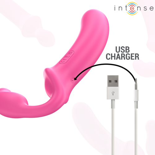 AMY VIBRADOR DUPLO 20 CM ROSA COM CONTROLE REMOTO - Image 8