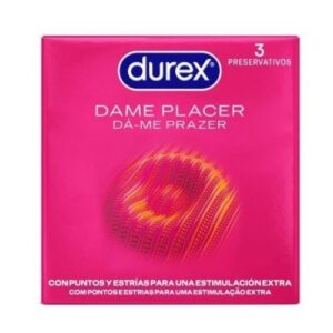 Durex - Dá-me Prazer -  Caixa de 3 Prservativos