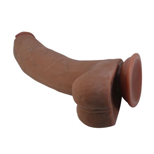 ULRIC DILDO FLEXÍVEL REALISTA 26 CM Ø 5,5 CM TPE MARROM - Image 4