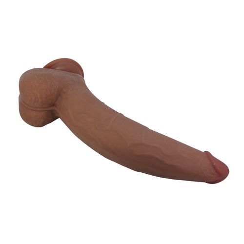 ULRIC DILDO FLEXÍVEL REALISTA 26 CM Ø 5,5 CM TPE MARROM - Image 5