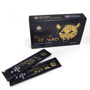 Black Leopard Honey - Caixa com 10 Saquetas